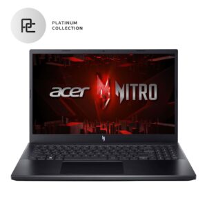 Acer Nitro V ANV15-51-54UL 15.6" Gaming Laptop Computer Platinum Collection - Obsidian Black Intel Core i5 13th Gen 13420H 1.5GHz Processor; NVIDIA GeForce RTX 3050 6GB GDDR6; 16GB DDR5 RAM; 512GB Solid State Drive